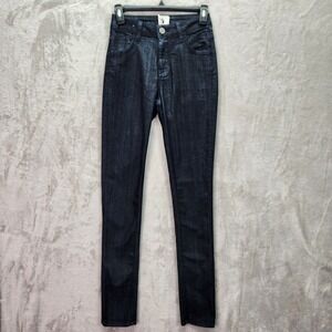 Ever Jeans Womens 26 Dark Wash Skinny Stretch Denim Made USA‎ Live Better Ever